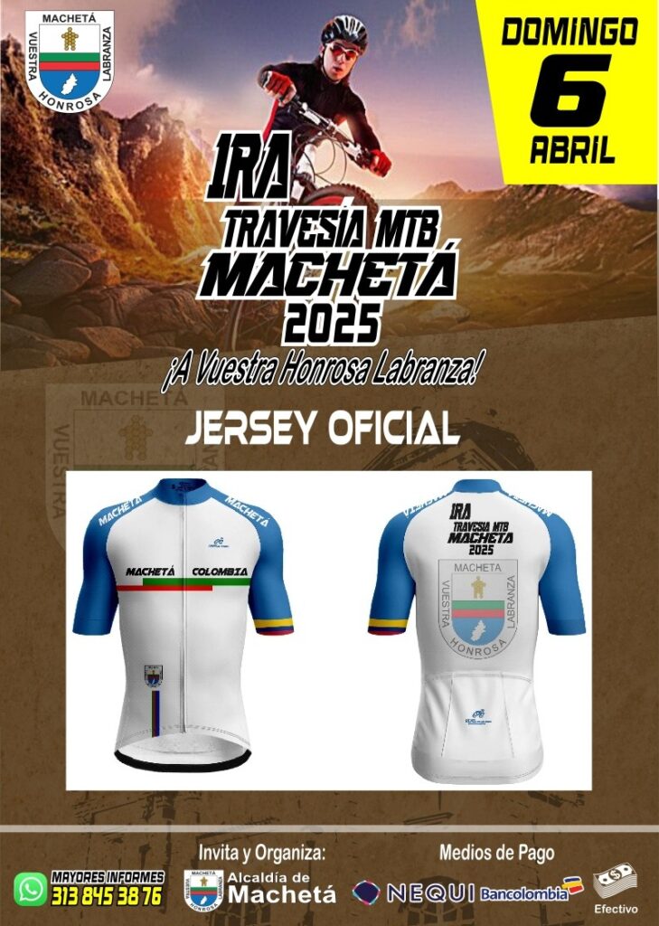 Reglamento oficial de la Travesía MTB Machetá 2025,
Puntos de hidratación en la ruta de la Travesía MTB Machetá