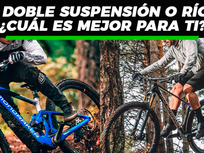 bicicletas rígidas o doble suspensión