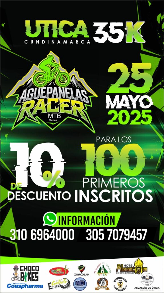 Aguepanelas Racer, mtb en utica
