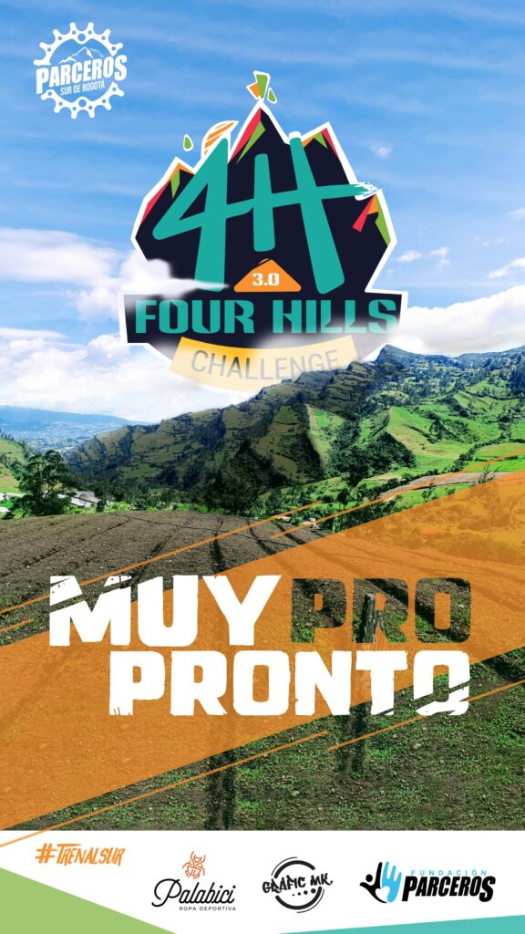 four hills challenge, parceros sur de bogota, reto 4 medallas mtb sur de bogotá