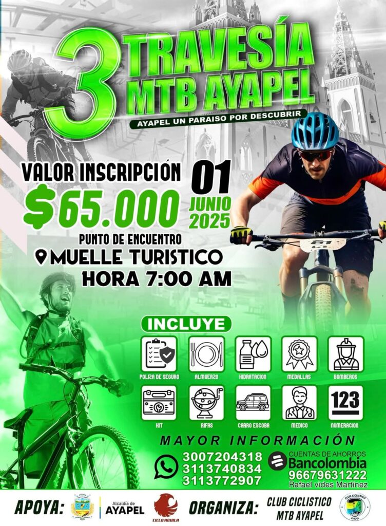 Travesía MTB Ayapel, MTB en Cordoba Colombia
