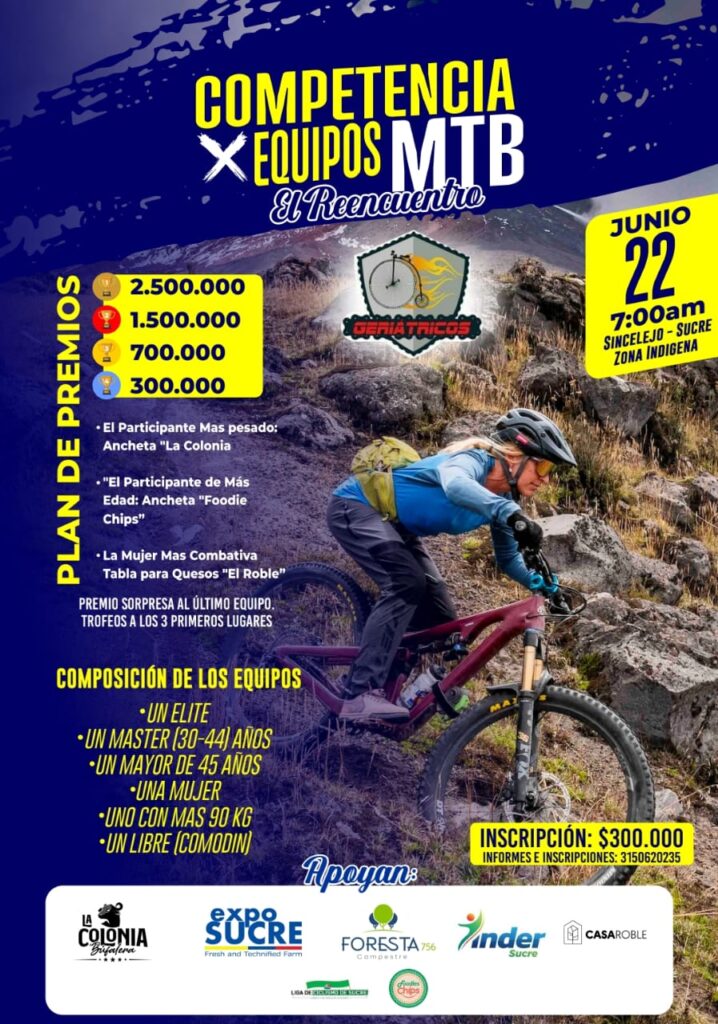 Competencia por Equipos El Reencuentro, MTB Sincelejo