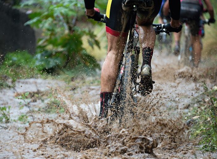 bicicleta en óptimas condiciones para temporada de lluvias
